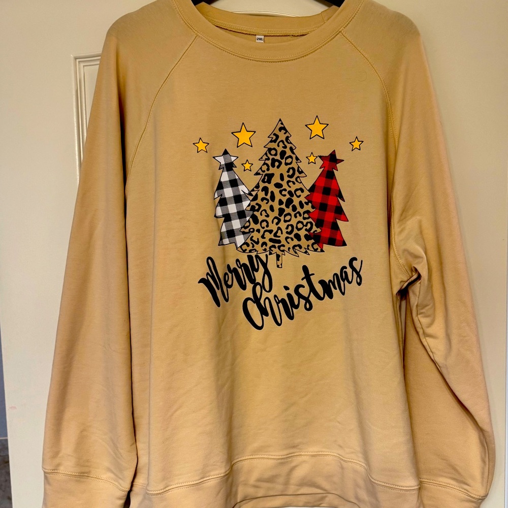 Merry Christmas Sweatshirt. NWT.